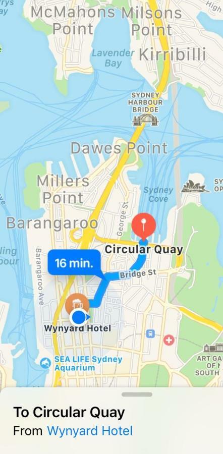 Wynyard Hotel Sydney Exteriör bild